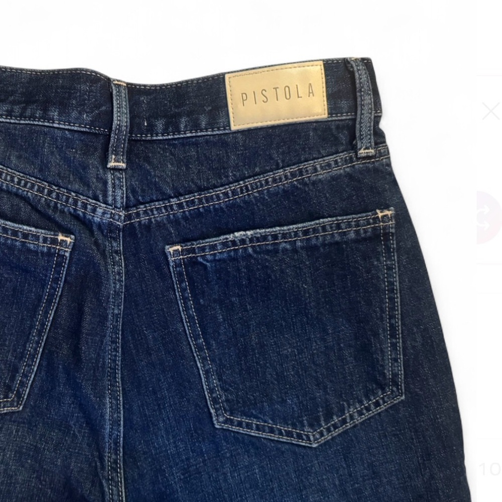 Pistola Cassie Dark Blue Flare & Wide Leg Jeans - Picture 10 of 11